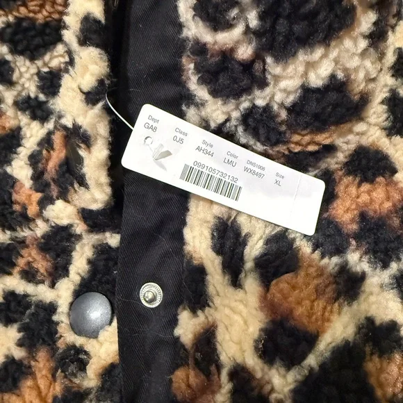 J. Crew Brown and Black Teddy Jacket - Picture 6 of 6